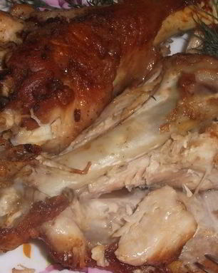 Плечо индейки жареное