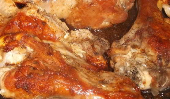 плечо индейки жареное