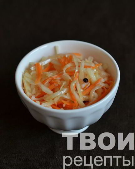 Рецепт быстрой маринованной капусты