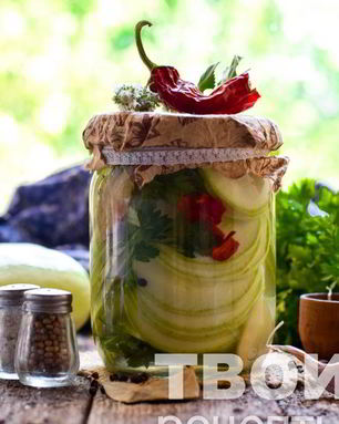 Кабачки маринованные на зиму