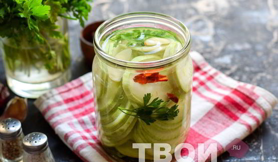 кабачки маринованные на зиму