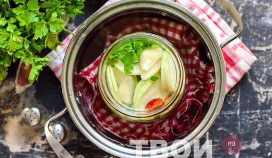 кабачки маринованные на зиму