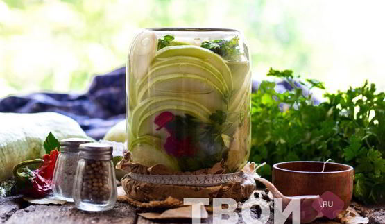 кабачки маринованные на зиму