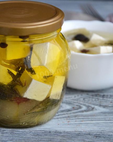 Рецепт маринованной брынзы