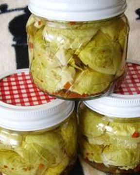 Маринованная брюссельская капуста