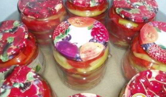 маринованная соломка из болгарского перца