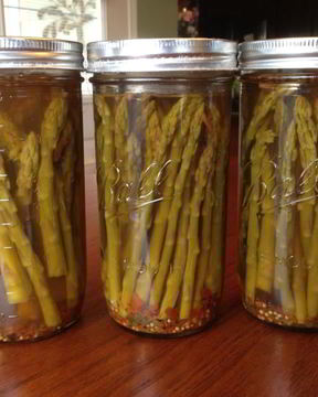 Маринованная спаржа