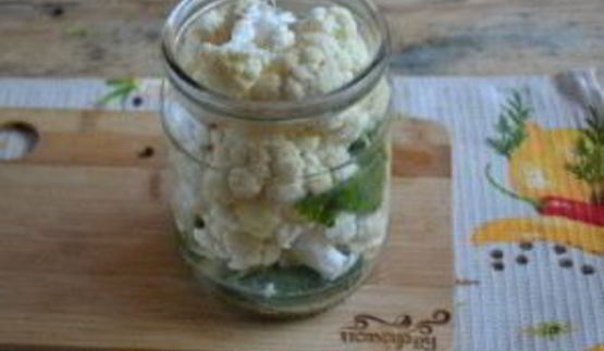 маринованная цветная капуста на зиму без стерилизации