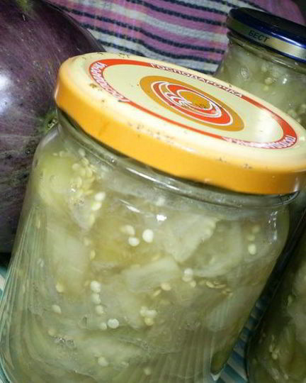 Рецепт маринованных баклажанов под грибы