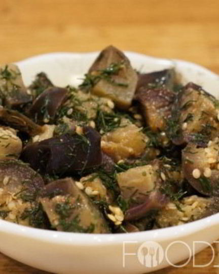 Рецепт маринованных баклажанов с чесноком