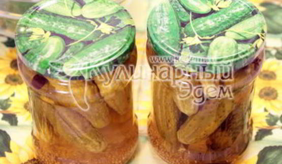 маринованные огурчики на закуску