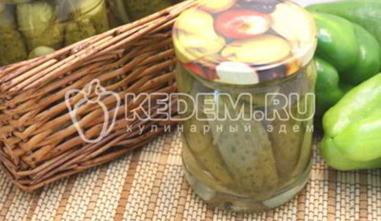 маринованные огурцы с болгарским перцем