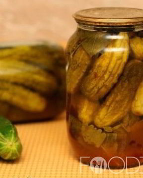 Маринованные огурцы с кетчупом