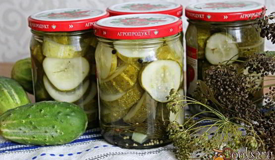 маринованные резанные огурцы на зиму