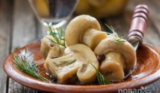 маринованные шампиньоны за 7 минут