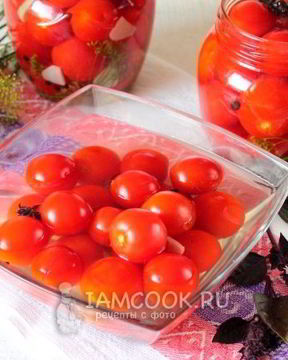 Пикантные маринованные черри