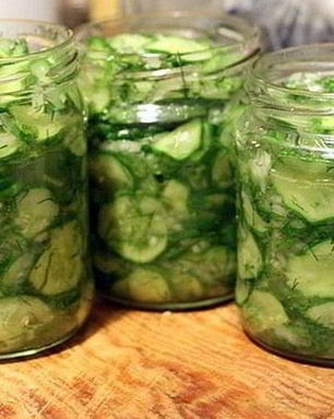 Нарезанные огурцы на зиму