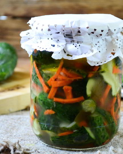 Рецепт огурцов по-корейски на зиму