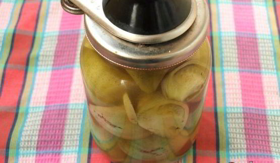 острые зеленые помидоры на зиму