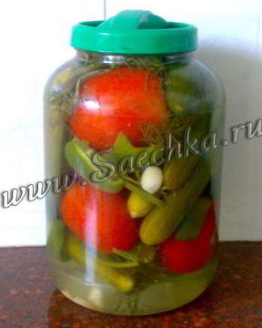 Помидоры и огурцы на зиму с аспирином