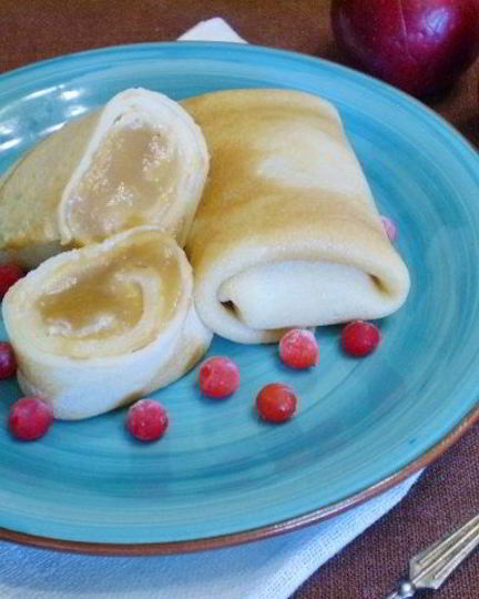 Рецепт блинчиков с повидлом