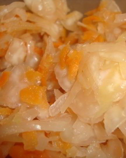 Рецепт капусты горячей заливки