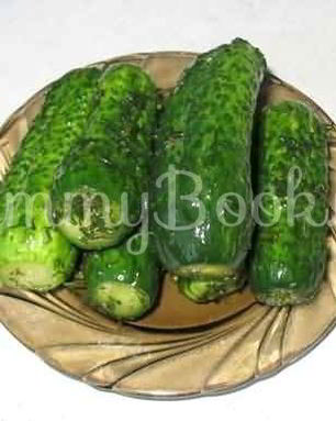 Малосольные огурчики без рассола