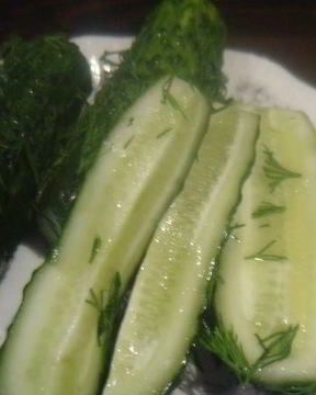 Малосольные огурцы без рассола