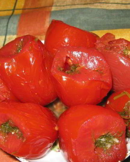 Рецепт малосольных помидоров