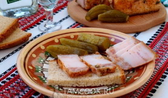 сало по-украински