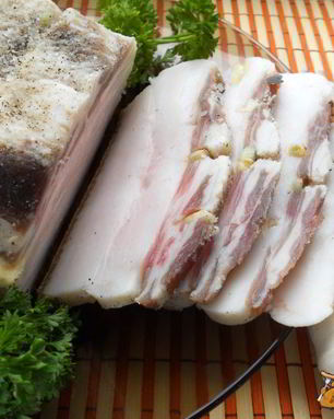 Сало соленое