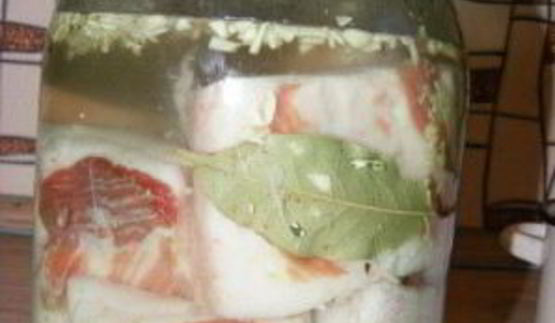 сало в тузлуке