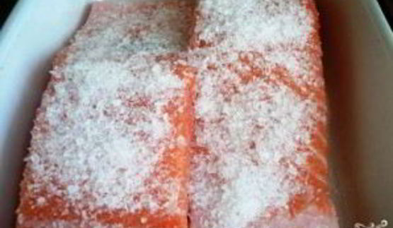 семга малосольная