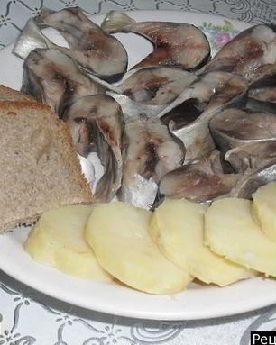 Слабосоленая селедка