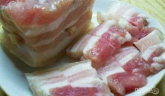 соленое сало в рассоле