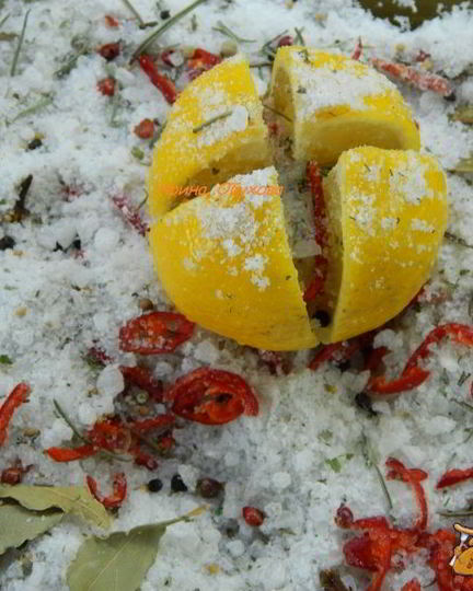 Рецепт соленых лимонов