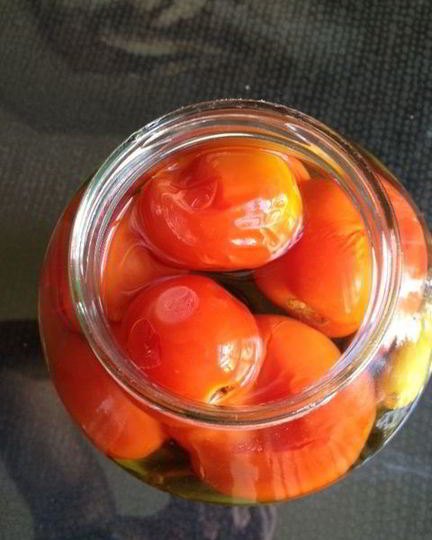 Рецепт соленых помидоров