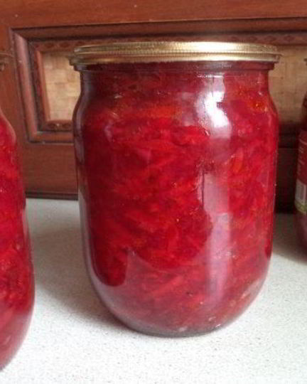 Рецепт солянки из свеклы на зиму