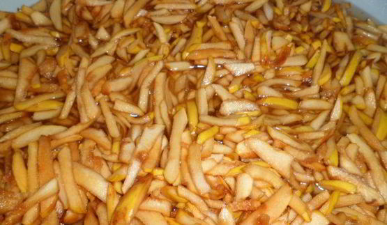 айвовое варенье в собственном соку