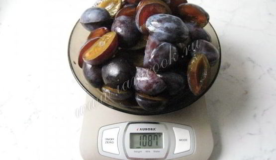 густое варенье из слив без косточек