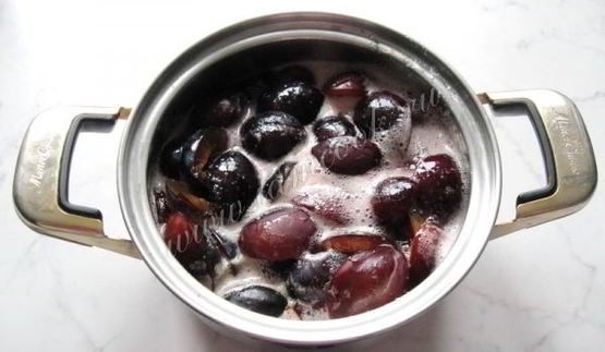 густое варенье из слив без косточек