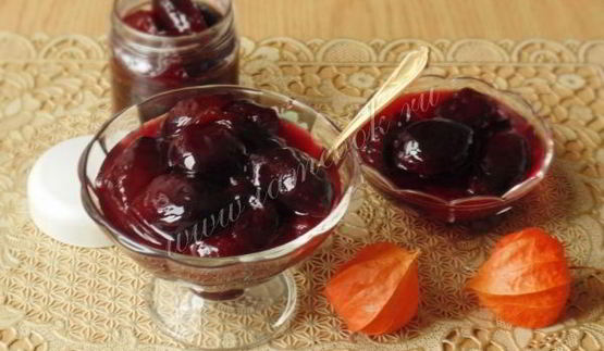 густое варенье из слив без косточек