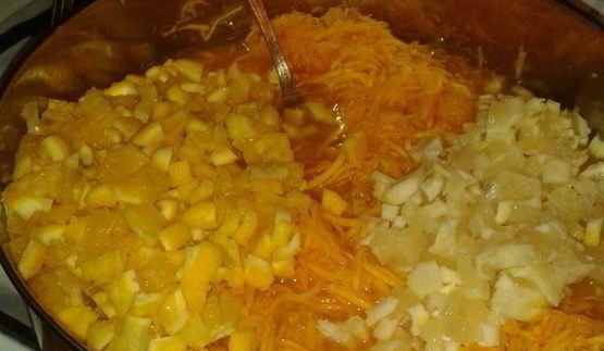 конфитюр из тыквы с апельсином и лимоном