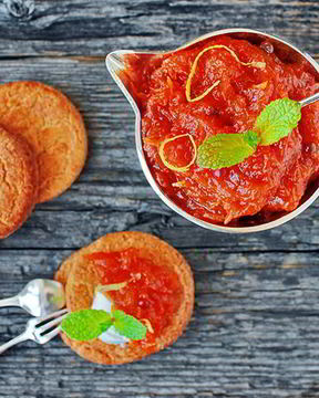 Лимонно-тыквенное варенье с розовым перцем