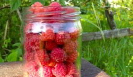 малиновое варенье без воды