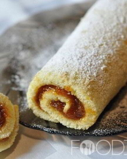Рецепт рулета с вареньем