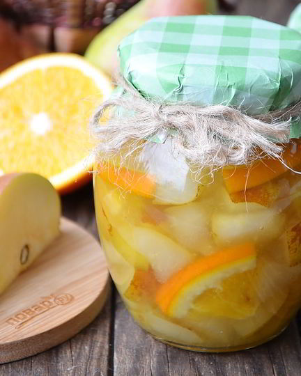 Рецепт варенья из груш с апельсином