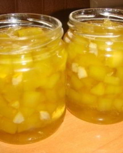 Рецепт варенья из кабачков дольками