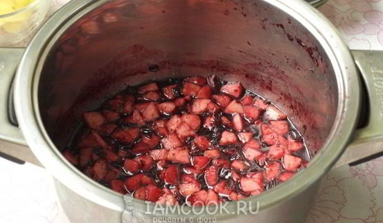 варенье из терна и яблок