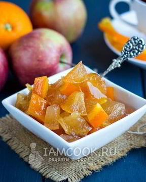 Варенье из яблок с апельсином на зиму